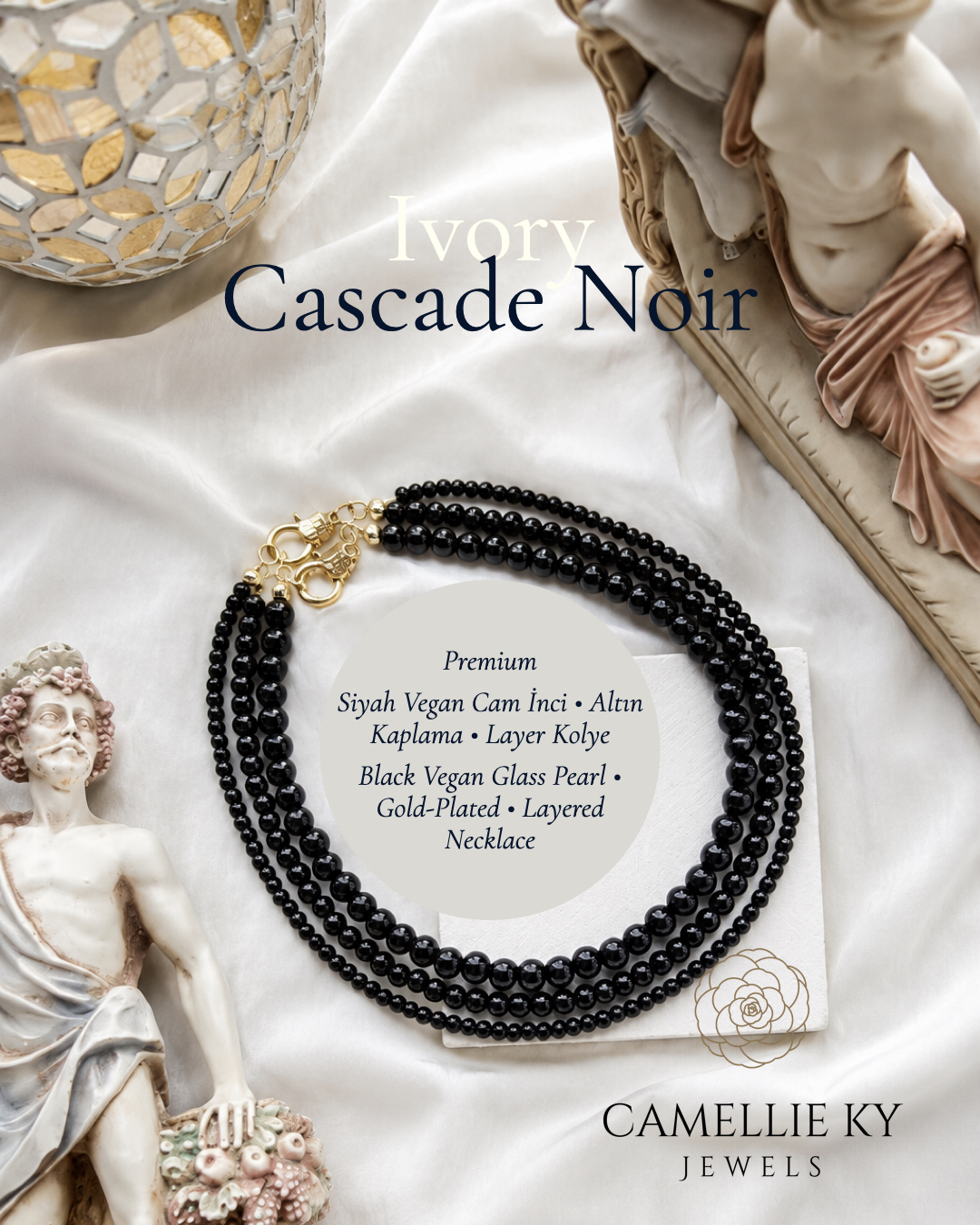Ivory Cascade Noir
